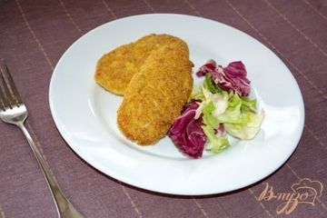 фото рецепта Индюшиные зразы с огурцом и яйцом