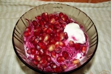 фото рецепта Гранатовый салат с курицей