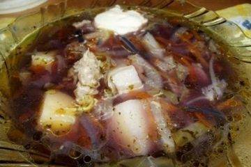 фото рецепта Суп из индюка с капустой