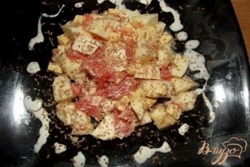 фото рецепта Салат фруктовый с сыром