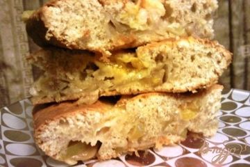 фото рецепта Пирог с яблоками и мандаринами