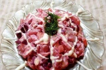 фото рецепта Салат овощной Сытный