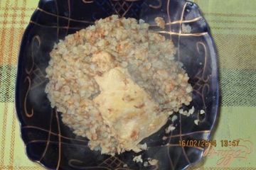 фото рецепта Гречка с курицей