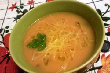 фото рецепта Овощной суп пюре с грибами