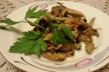 фото рецепта Рис с вешенками