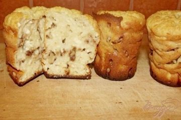 фото рецепта Кексы творожные с орехами