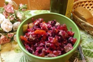 фото рецепта Мясной салат с рисом