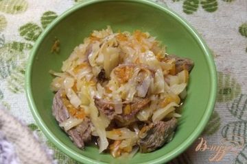 фото рецепта Мясо с овощами тушеное