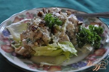 фото рецепта Салат куриный с хреном