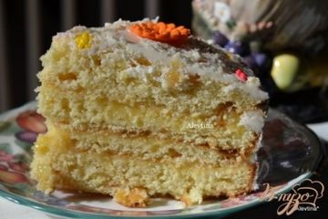фото рецепта Апельсиновый кекс с начинкой и цитрусовыми цукатами