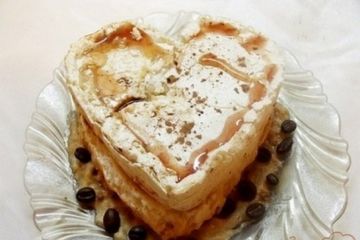 фото рецепта Пирожное безе с кофейным кремом