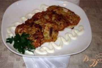 фото рецепта Оладьи овощные с курицей