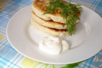 фото рецепта Хычины с сыром и зеленью