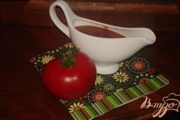 фото рецепта Домашний томатный соус к мясу
