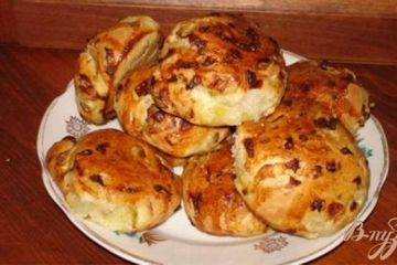 фото рецепта Булочки с молодой капустой