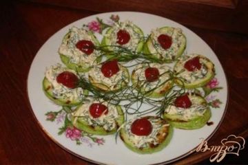 фото рецепта Закусочные кабачки  с кетчупом