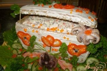 фото рецепта Сундук с морепродуктами