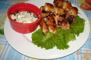 фото рецепта Куриные шашлычки на палочках