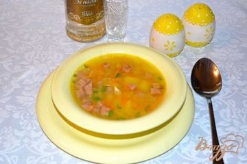 фото рецепта Капустняк картофельный с ветчиной