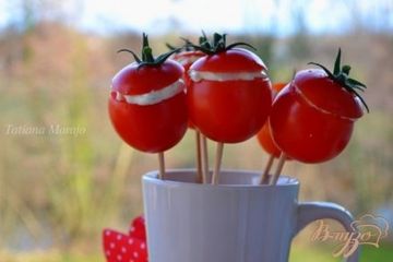 фото рецепта Закуска из томатов с сыром