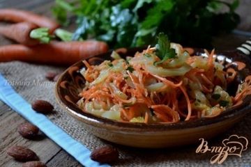фото рецепта Морковный салат со сладким перцем и апельсином