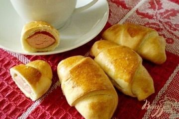 фото рецепта Конвертики с сосисками