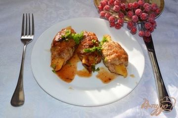 фото рецепта Котлетки фаршированные картофелем