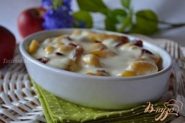 фото рецепта Ньокки с яблоками и клюквой