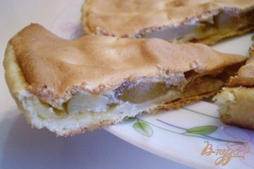 фото рецепта Песочный пирог с грушами