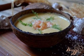фото рецепта Тыквенный суп-пюре на кокосовом молоке
