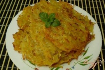 фото рецепта Драники из картофеля и тыквы