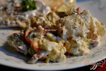 фото рецепта Салат картофельный Аллилуйя
