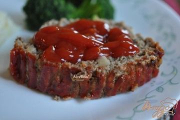 фото рецепта Мясной хлеб с индюшатиной и грибами