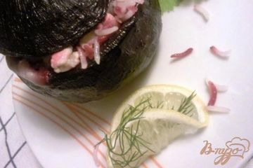 фото рецепта Свекла,фаршированная курицей с рисом и яблоком