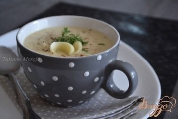 фото рецепта Суп-пюре из корневого сельдерея с сыром
