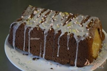 фото рецепта Шоколадный хлеб с грушей и корицей