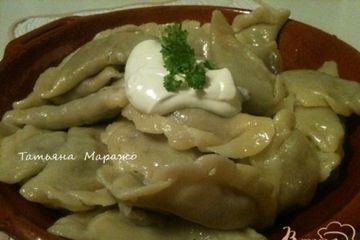 фото рецепта Вареники с мясом и картофелем