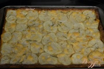 фото рецепта Картофельная пицца с розмарином