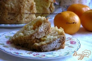 фото рецепта Кекс с яблоками и мандаринами