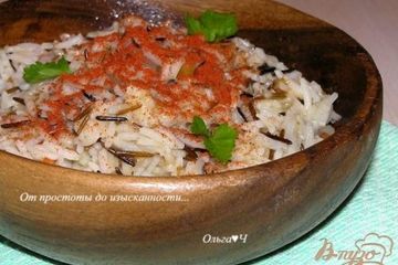 фото рецепта Пряный рис с овощами