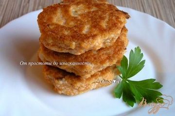 фото рецепта Котлеты из икры сазана