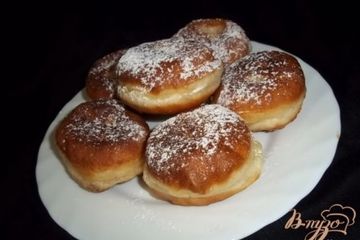 фото рецепта Пончики медовые на сметане