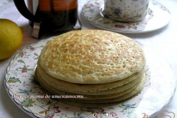фото рецепта Блины на сыворотке (без яиц)