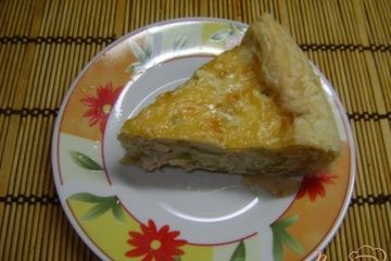 фото рецепта Киш с курицей и перцем