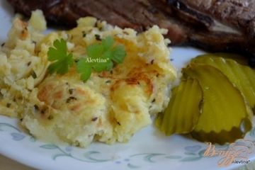 фото рецепта Жареный картофель по- швейцарски