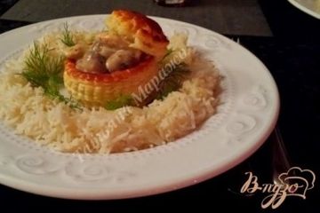 фото рецепта Буше а ля рэн или курица по королевски