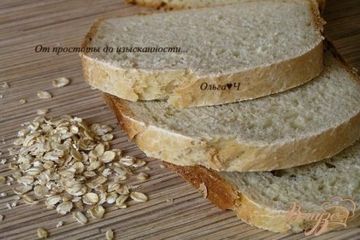 фото рецепта Хлеб с овсяными хлопьями