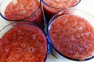 фото рецепта Желе из сельдерея и клюквы