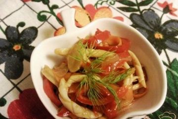 фото рецепта Кальмары с овощами по-корейски