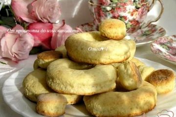 фото рецепта Творожные пончики с овсяными хлопьями